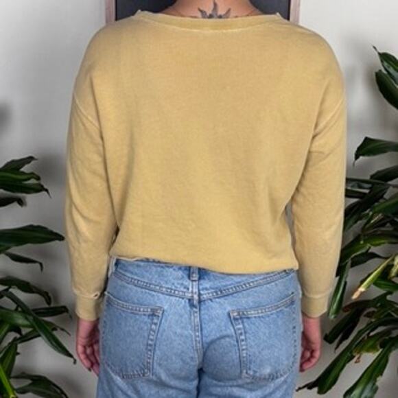 RVCA Distressed Beige Sweater - Picture 3 of 4